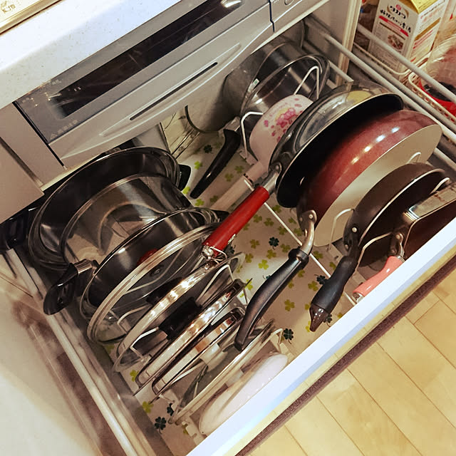 キッチンツール,ニトリ,IH,100均,ダイソー,フライパンスタンド,フライパン収納,鍋収納 misarikuの部屋