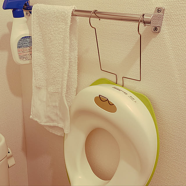 吊り下げ収納,100均,セリア,トイレの収納,IKEA,Bathroom norilakkumaの部屋