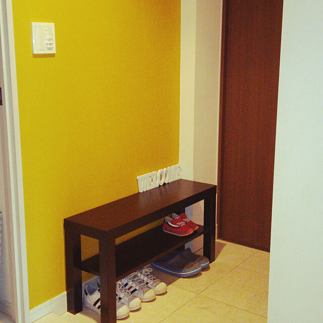 Entrance,壁紙,IKEA,ペンキ塗り,マンション,壁紙屋本舗 123-Y.S.Jの部屋