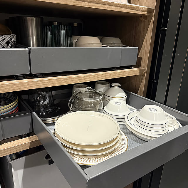 Kitchen,収納,収納アイデア,キッチン収納,キッチン,伸縮キッチンラック,伸縮,fitslider della_homeの部屋