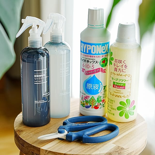セット,観葉植物,観葉植物のある暮らし,グリーンのある暮らし,グリーンケア,栄養剤,リーフクリーナー,液体栄養剤,キープフラワー,ハイポネックス,剪定,剪定バサミ,剪定鋏 misaki.tの部屋