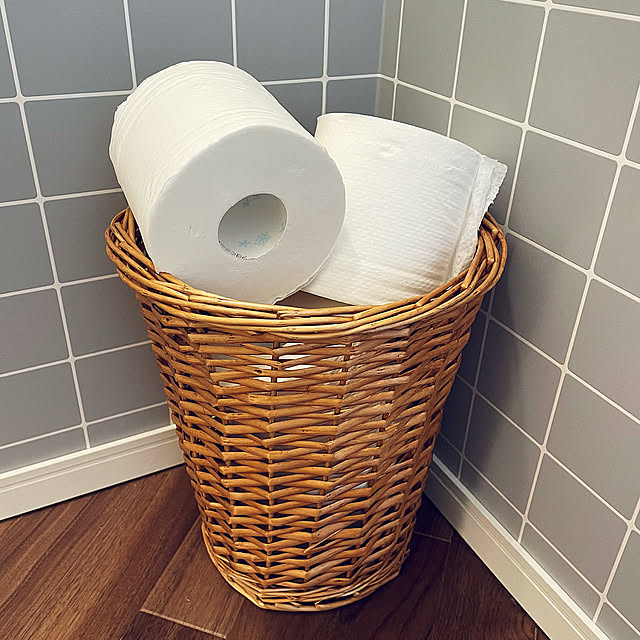 Bathroom,海外風インテリア,トイレットペーパー収納,トイレットペーパーホルダー,Standard Products,DULTON ダルトン,ヘリンボーン aymの部屋