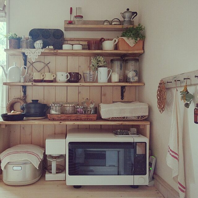 Kitchen,DIY,古いもの,朝の１枚,グリーンのある暮らし,いただきものいっぱいです(
