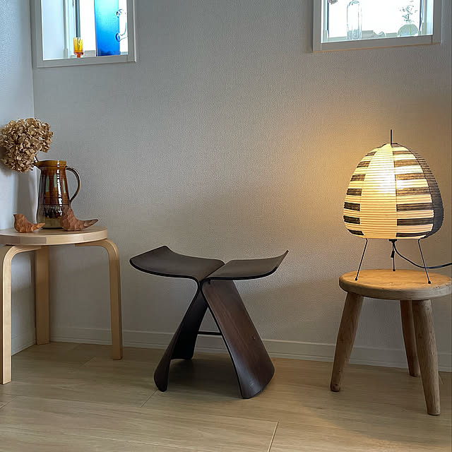 artek,柳宗理 バタフライスツール,AKARI,isamu noguchi,民藝のある暮らし,北欧,Lounge umimachidiaryの部屋