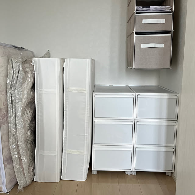 Bedroom,衣装ケース,ライクイット,収納,ナチュラル,北欧,ナチュラルインテリア,お気に入り♡,モダンインテリア,建売住宅,子供のいる暮らし,買ってよかったもの,楽天roomやってます,おうち時間,RoomClipショッピング,IKEA,クローゼット harumamaの部屋
