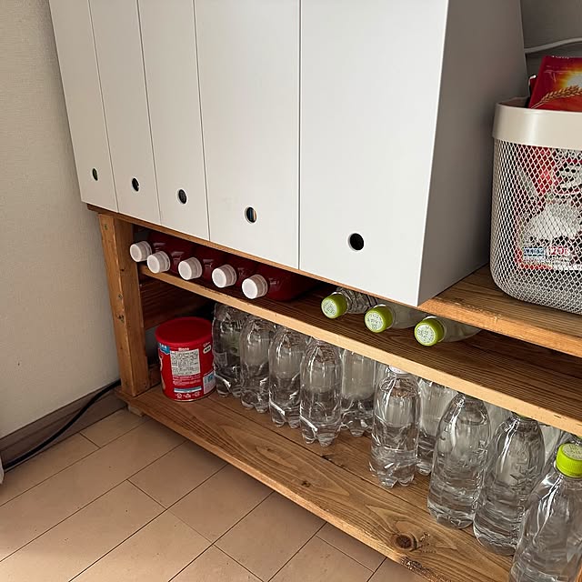 My Shelf,DIY,ペットボトル収納,隙間収納 ichan15uの部屋