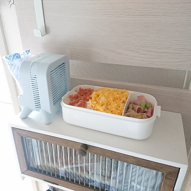 Kitchen,買ってよかったもの,保冷剤ポケット付ミニ扇風機,ダイソー,500円商品,扇風機,USBコンセント,団地でも諦めない！,食中毒対策,お弁当,高校生男子 rikalynの部屋