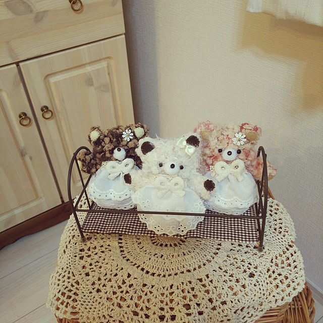 Bathroom,くまちゃんの編まないぬいぐるみ,ハンドメイド,セリアの毛糸で♪,みていただきありがとうございます❤️,フォローすごく嬉しいです♡,フォロワーさんに感謝♡,PCの出会いに本当に感謝です！,いつもいいねありがとうございます♡,交換会の品♥︎,いいね！100人超え感謝です♡ piitanの部屋