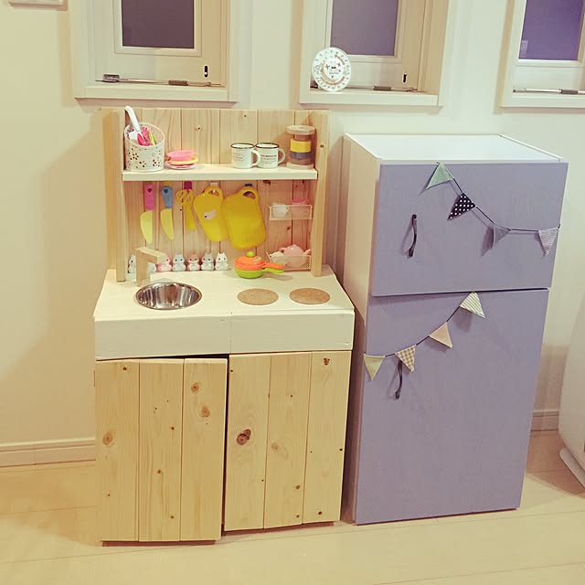 大人顔負け!子どもが喜ぶおままごとキッチンDIY特集 | RoomClip 大人顔負け!子どもが喜ぶおままごとキッチンDIY特集 | RoomClip