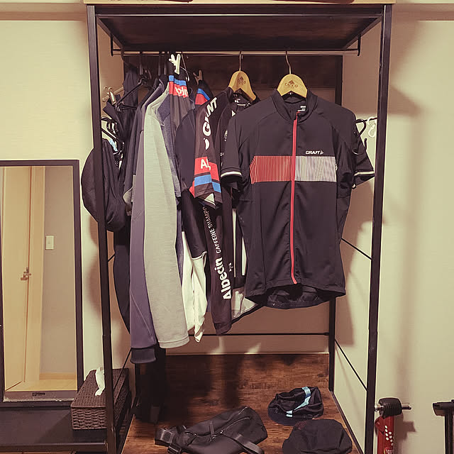 ショップ風,サイクルジャージ,ニトリ,男前,イベント用,My Shelf matchの部屋
