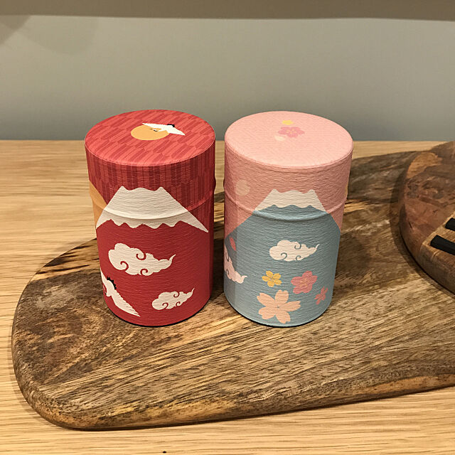 富士山,さくら色,茶筒 桜,Kitchen,桜 Shiguの部屋