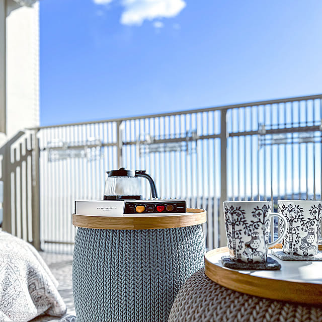 @teracoyaWORLD,YOUTUBE,リノベーションマンション,スノーピーク,ブランケット,バレンタイン,ピエールマルコリーニ,チョコレート,おうちカフェ,コーヒーメーカー,デロンギ,コーヒー,コーヒータイム,ベランダカフェ,タイカ,イッタラ,マグカップ,Lounge teracoyaWORLDの部屋