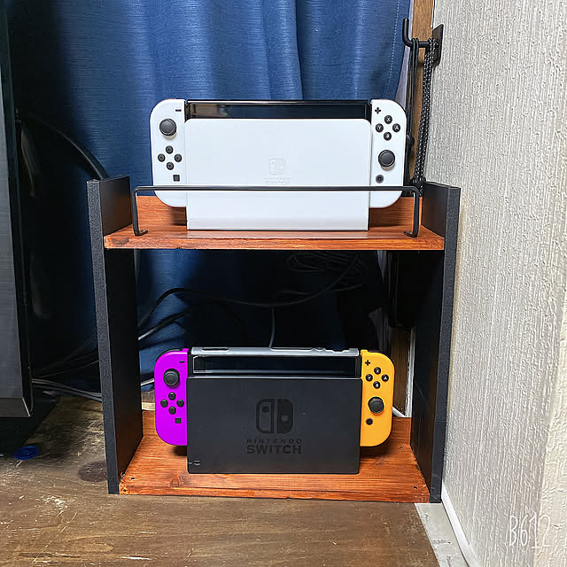 DIY棚,DIY,手作り棚,Switch収納,築50年,同居してます,5人家族,100均,100均リメイク,手作りが好き,手作り雑貨,セリア,My Shelf Kanakoの部屋