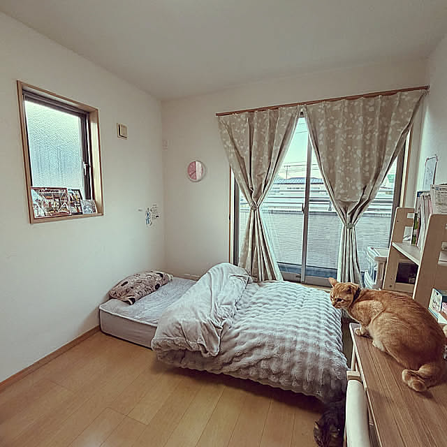 Bedroom,毛布にもなる掛けふとんカバー,ニトリ,寝室,娘の部屋,冬の模様替え chiiの部屋