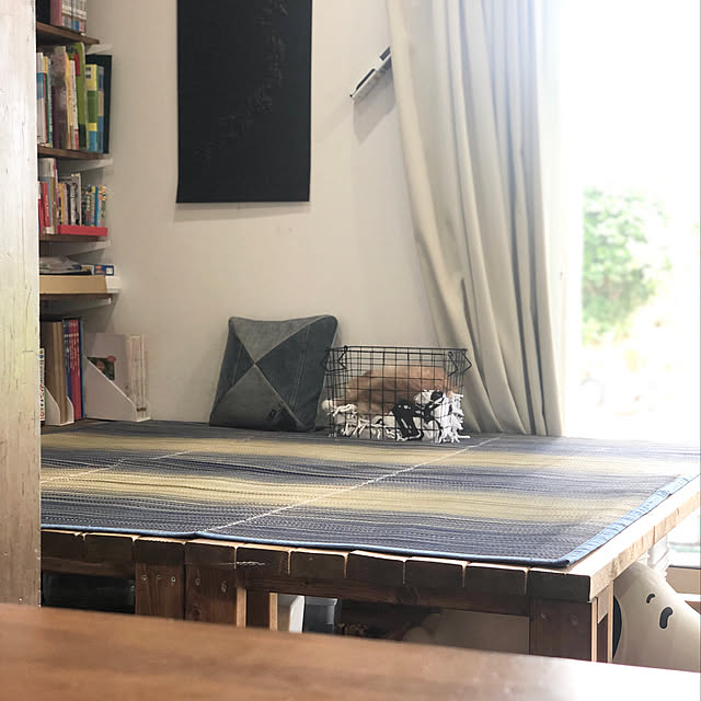 ニトリ,いぐさラグ,DIY,小上がり,買ってよかったもの,Overview shiratamaの部屋