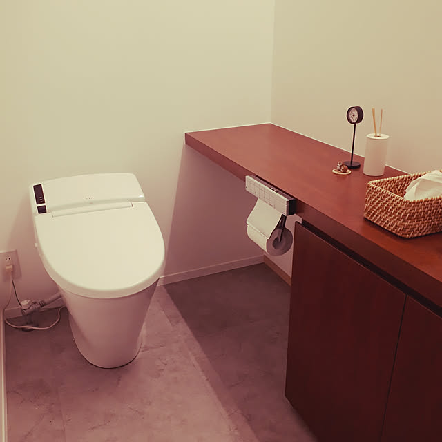 Bathroom,LIXIL,新築,マイホーム,無印良品,造作家具,おしゃれ,塗装,芳香剤,トイレ,収納 mi-koの部屋