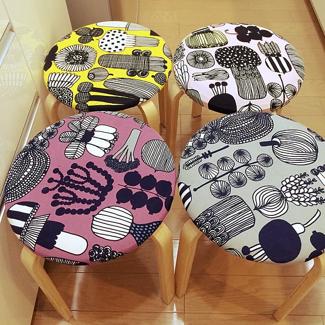 Lounge,プータルフリンパルハート,DIY初心者,DIY,スツールDIY,スツール,ハンドメイド,IKEA,イケア,マリメッコ,marimekko,子供と暮らす。,北欧インテリア,北欧,男の子と暮らす。 HaruKeiの部屋