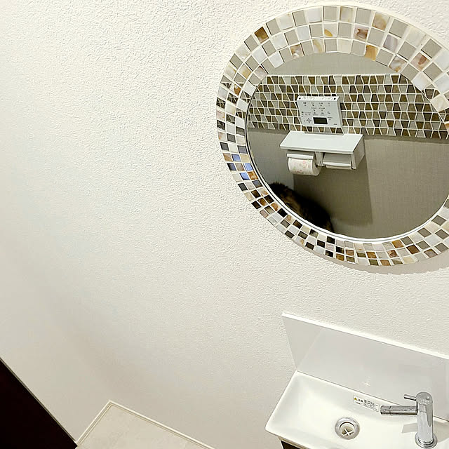Bathroom,トイレのインテリア,鏡 akiko6193の部屋