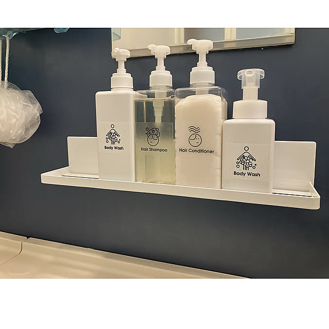 sarasa design store,マグネットバスルームラックワイド45,山崎実業 tower,無印良品,Bathroom Megu5319の部屋