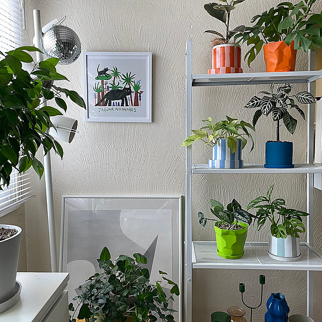 On Walls,アートのある暮らし,賃貸,北欧インテリア,賃貸マンション,韓国インテリア,ポスター,IKEA,ミッドセンチュリー,アートポスター,カラフルインテリア,観葉植物のある暮らし,観葉植物インテリア nuunao2019の部屋