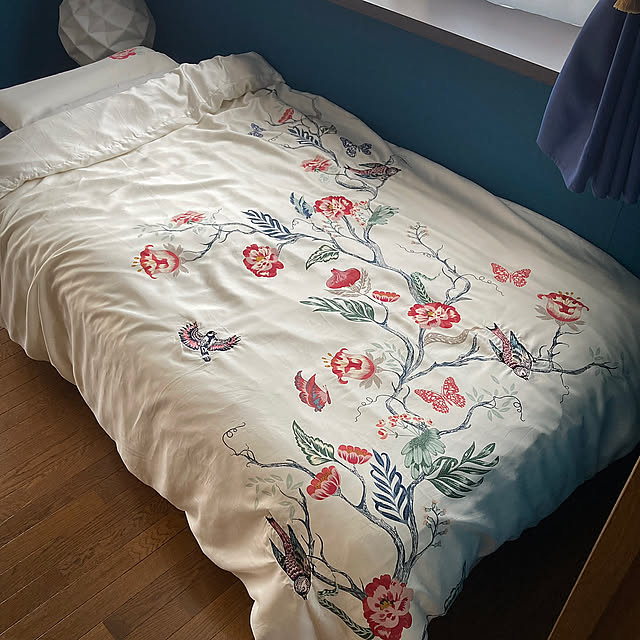 Bedroom,IKEA,掛け布団カバー,寝室,ベッドリネン extremeJiaXuの部屋