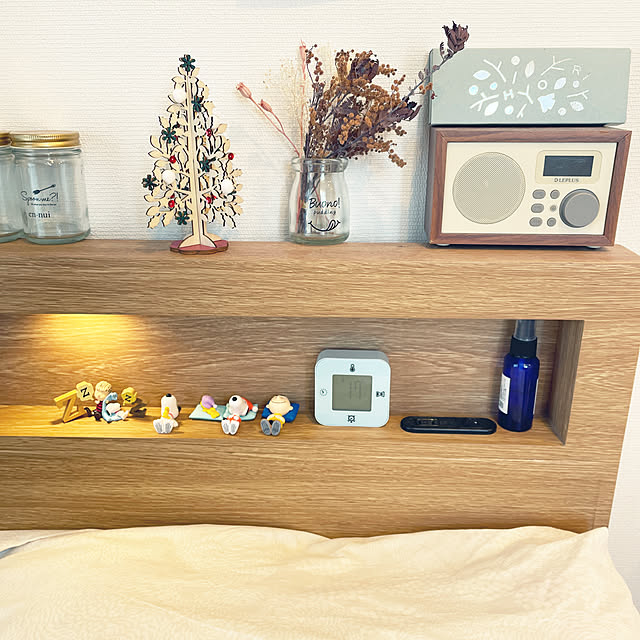 Bedroom,ガチャガチャ,チャーリーブラウン,ニトリ,わたしの暮らしアワード,一人暮らし,北欧,マリメッコ,IKEA mariの部屋