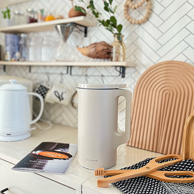 Kitchen,料理苦手でも簡単に作れる,かぼちゃのポタージュ,自動調理ポット,レコルト,新生活,ホワイトインテリア,ナチュラルインテリア,お気に入り♡,グリーンのある暮らし,いつもいいね♡コメありがとうございます♡,のちほどゆっくりお邪魔します☆,すっきり暮らしたい,猫と暮らす Miyu_の部屋
