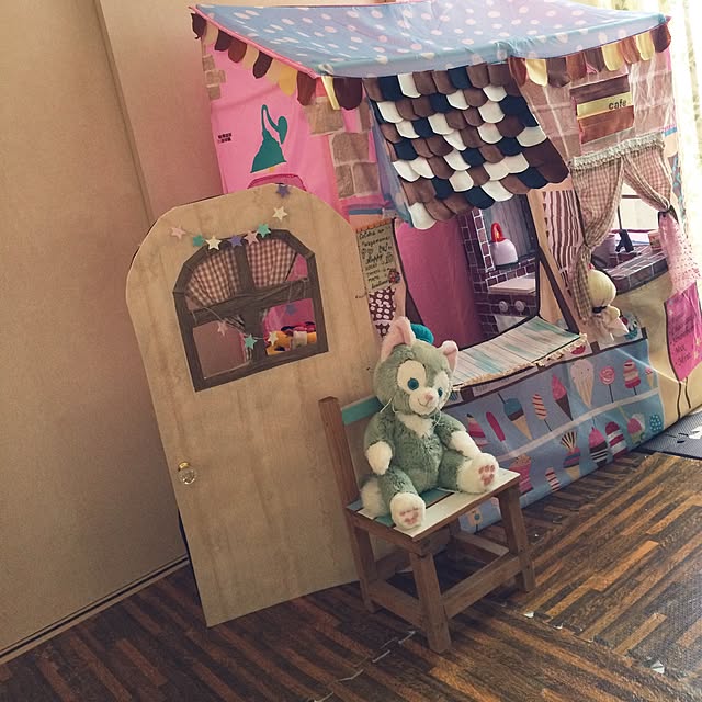 My Desk,ニトリのテント,机ではありませんが,ニトリ,コンテスト参加♡,キッズスペース♡ cocomamaの部屋