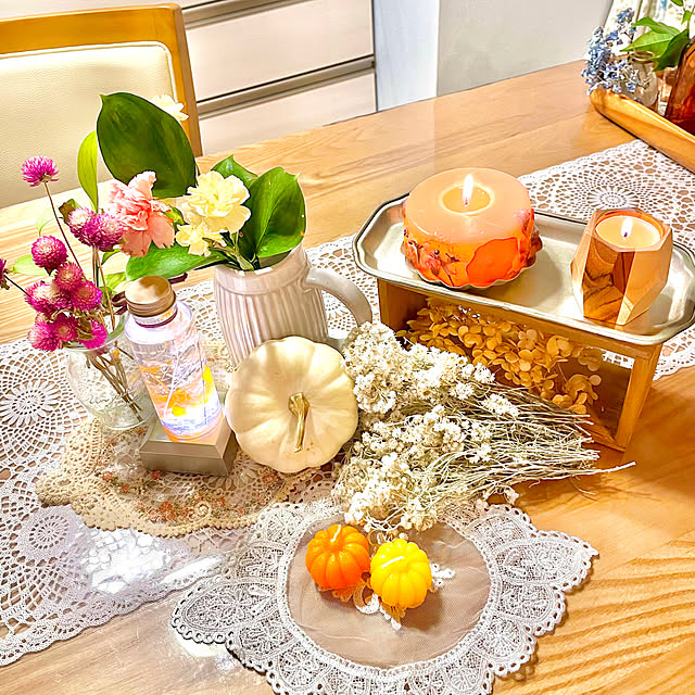 Kitchen,２枚目もみてね,イベントようです,L E Dライト台座,きゃんDo,ハーバリューム☆,アナベルドライ,ドライフラワー♡,RCの出会いに感謝♡,お花に癒されます♡,マンション暮らし,いいね、フォローに感謝です.｡.:*♡,いいねと、フォローの押し逃げすみません！,コメントお気遣いなく( ⁎ᵕᴗᵕ⁎ ),お花のある暮らし,キャンドル好き,キャンドルの灯り,雑貨大好き♡,ボタニカルキャンドル,この夏買って良かったもの,いやされています,見て頂き有難うございます♡,レースランチョンマット,ハロウィン,レース柄 maminの部屋