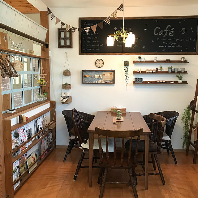 Kitchen,本棚DIY,フレームで窓枠風,ダイニング,カフェ風,おうちカフェ,satotoちゃんの作品,いいね、お返しができなくてごめんなさい。,いつもいいね、ありがとぅございます♡,kotamamaちゃんの作品,yuさんの作品,マグネット aminchanの部屋