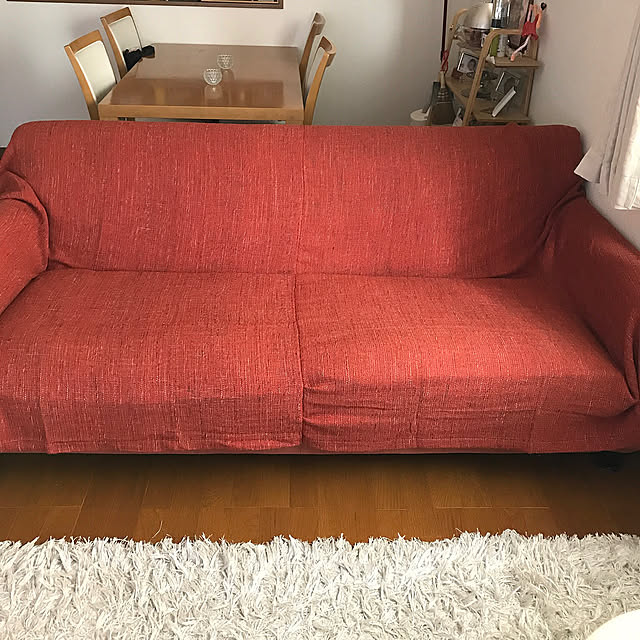 Lounge,自己満足の世界,ソファーカバー,アウトレット品,IKEA,くたびれたソファー trfmの部屋