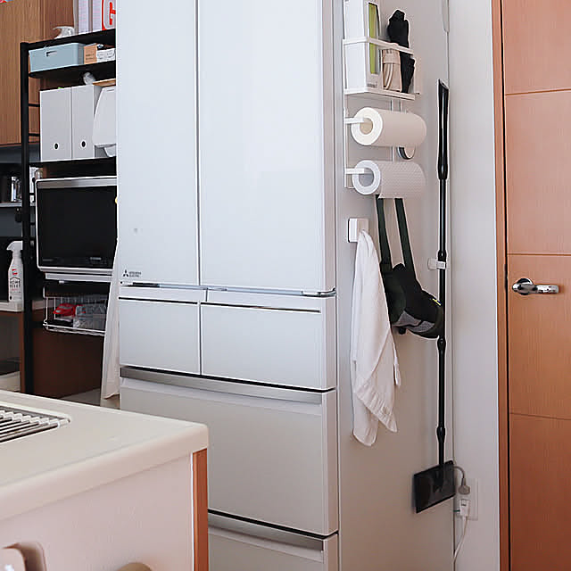 ワンキャッチ,セリア,seria,tower,山崎実業,掃除,花王,クイックル収納,暮らしの味方,クイックルしやすい部屋,クイックル,整理整頓,賃貸,クイックルワイパー,子どもと暮らす,シンプル,バルミューダ トースター,Kitchen,浮かせる収納 gomaの部屋