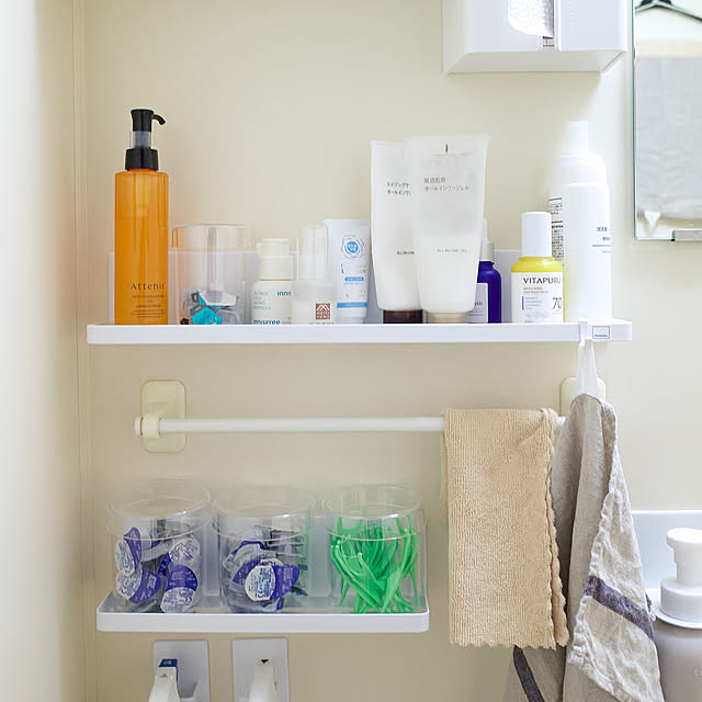 Bathroom,一人暮らし,1K,賃貸,ユニットバス,towerシリーズ,無印良品 947の部屋