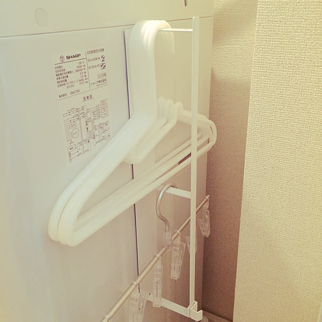 Bathroom,収納ラック,洗濯機,一人暮らし,1K,無印良品,ホワイトインテリア,TOWER meの部屋