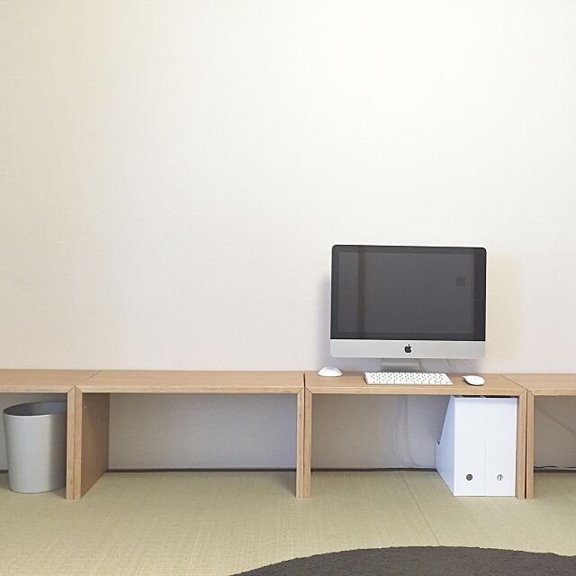 パソコン,シンプル,無印良品,収納,整理整頓,シンプルライフ,ニトリ,ナチュラル,My Desk _____koz.の部屋