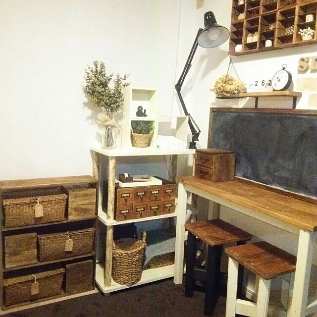 My Shelf,DIY棚,ダイソー,セリア,ミーツ,DIY机,手作り黒板,3Coins,2015.12.26 flannel.の部屋