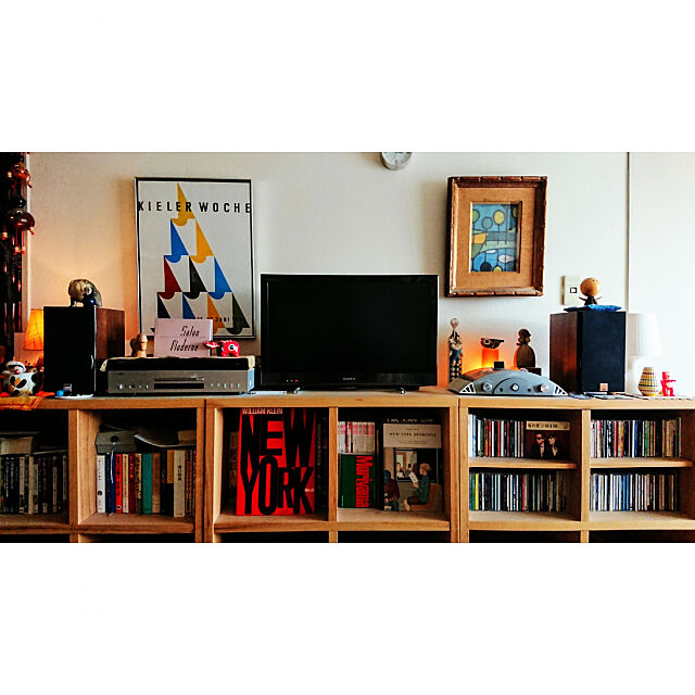 My Shelf,IKEA,北欧,ポスター,アート,雑貨,アンティーク,古道具,民芸品,郷土玩具,リサラーソン,こけし,テレビボード nomuyogu426の部屋