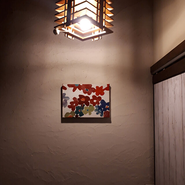 On Walls,イケア75,日本家屋,IKEAフレーム,珪藻土の塗り壁 nanaの部屋