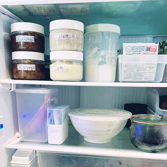 Kitchen,生姜麹,買ってよかった,大きさも色々,使いやすい,食洗機対応,取り出しやすい,手芸小物入れ,小物入れ,保存容器,セリア,使い方いろいろ,ガラスの保存容器,つめる君,スタッキング,スタックジャー yunyumの部屋