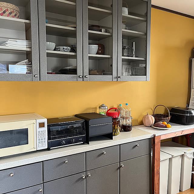 Kitchen,作業台DIY,作業台,壁塗装DIY,DIY tsubumiruの部屋