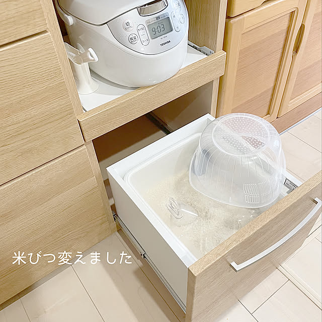 食器棚,米びつ,建売,建売住宅,建売を自分好みに♡,普通の家,身の丈に合った暮らし,Kitchen,収納,シンデレラフィット,左利き Minoriの部屋