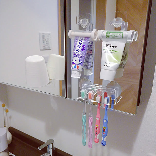 Bathroom,習慣,セリア,seria,吊るす収納 nasieの部屋