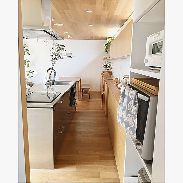 Kitchen,バルミューダ,北欧ナチュラル,北欧,造作家具,北欧インテリア,キッチンカウンター,ステンレスキッチン,EIDAI,GROHE chikalyの部屋