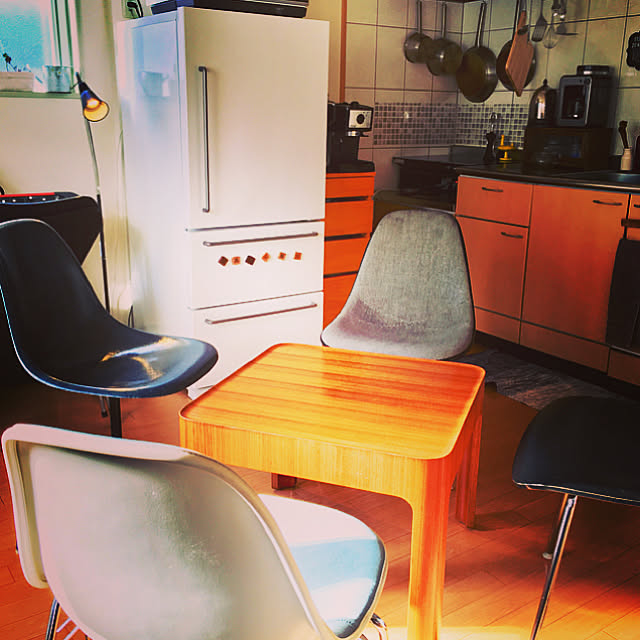 Kitchen,デロンギコーヒーメーカー,冷蔵庫,無印良品,ワインオープナー,キッチンタイマー,アレッシィ,セブンチェア,フリッツハンセン,バリミ布教委員会,イームズ,海外インテリア,椅子好き,ヴィンテージ,マイホーム建築中,レトロ,家づくり,ミッドセンチュリー,天童木工,イームズチェア,剣持勇,コーヒーテーブル,ハーマンミラー mashleyの部屋