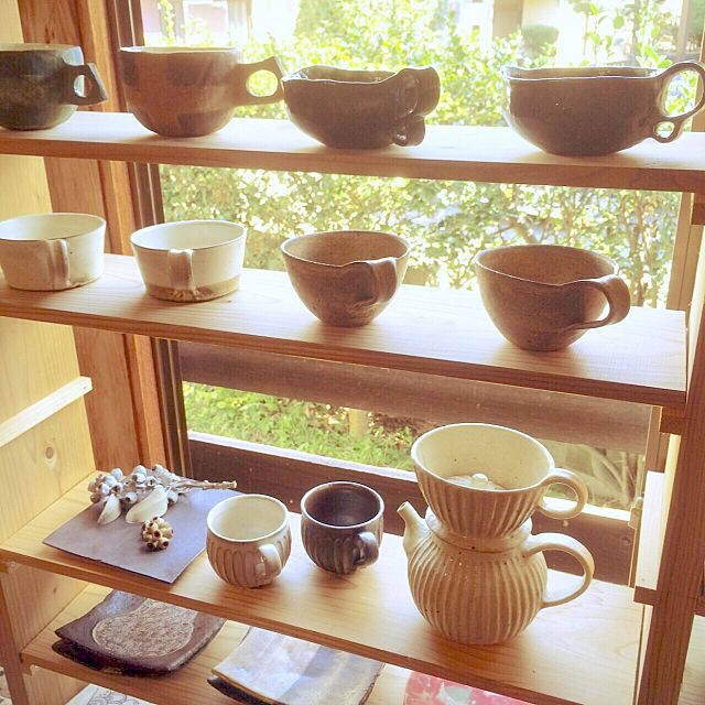 陶器,コーヒーポット,窓辺,Lounge fukainosokoの部屋