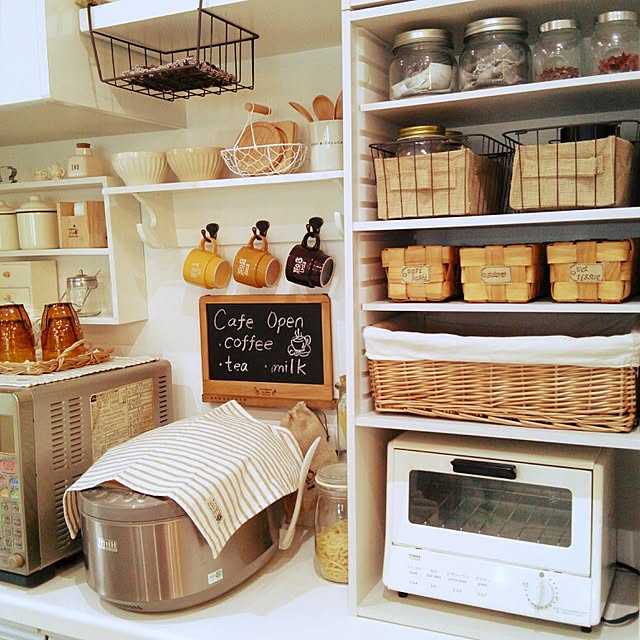 Kitchen,ニトリかご,Daiso,3coins♡,seria,Seria*いっぱい,アイリスオーヤマ,カラーボックス,salut!,3Coins,セリア,ダイソー yurikoの部屋