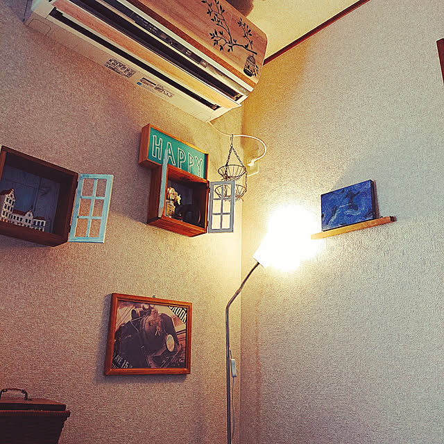 On Walls,明かり,いつもいいね！ありがとうございます♪,ありがとうございます,ダイソー,セリア,DIY,カフェ風インテリア,間接照明,IKEA mofukoの部屋