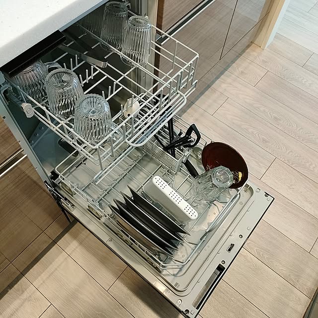 Kitchen,リンナイ,リンナイ食器洗い乾燥機,ステンレス食器洗い乾燥機,ビルトイン食器洗い乾燥機,食洗機,モニター投稿,キッチンインテリア,マンションインテリア,マンション暮らし,3枚投稿 tttbbbの部屋