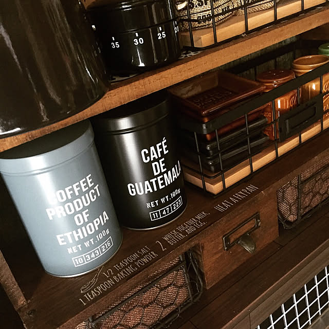 Kitchen,ミニコーヒー缶,新商品買ったよ！,セリア,インスタ→momorin1128,LIMIA→momorin momorinの部屋