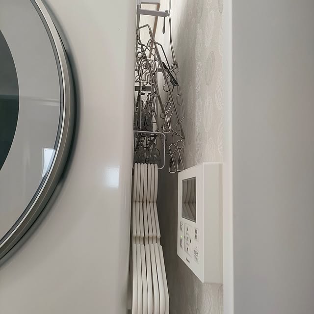 Bathroom,洗濯機まわりの収納,100均,隙間活用,3COINS junの部屋